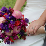 Elegant Plum and Orange Sheraton Riverwalk Wedding – Marlena and Josh