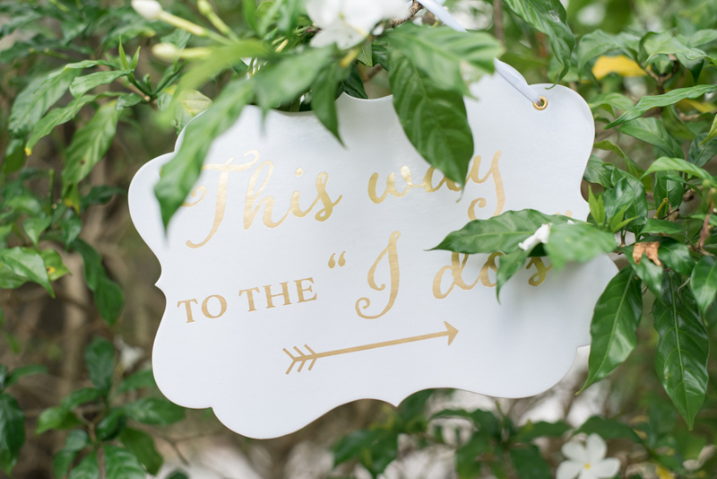 this way to the I Dos sign on tree