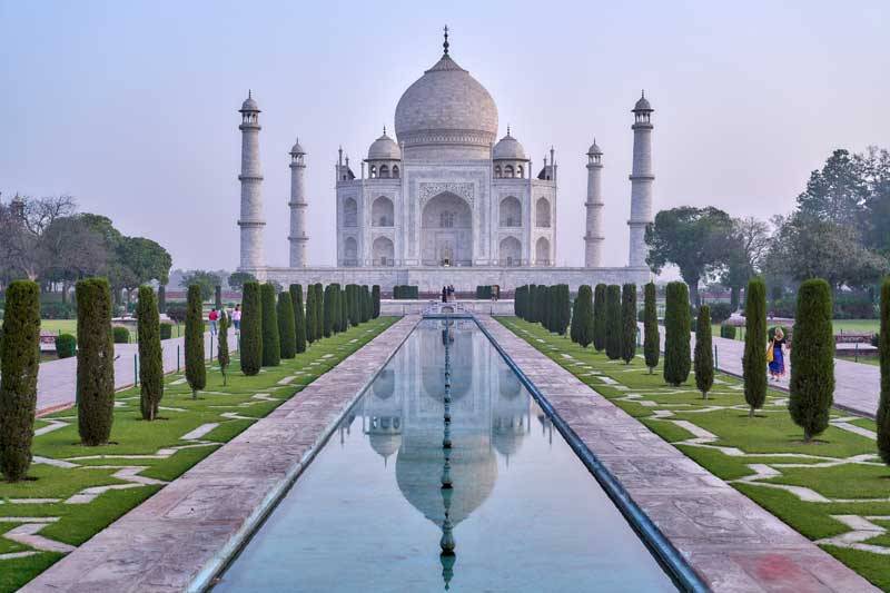 The Taj Mahal in India 